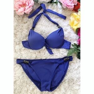 Becca Color Code Jewel Push Up Royal Blue Bikini​​​​​